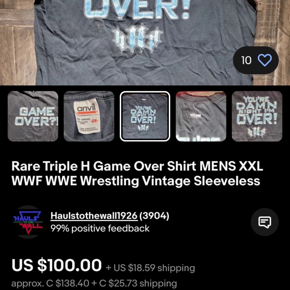 Vintage WWF Tee - Picture 8 of 8